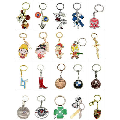 Beli Sandblast Backside Custom Logo Keychain Pribadi 1,25 inci - 2 inci Keychain Promosi online manufacture