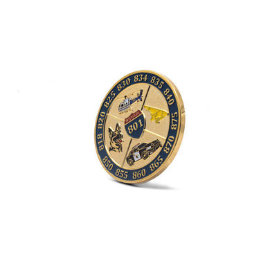 Beli Custom 2 Inch Brass Commemorative Coin dengan Soft Enamel untuk USA Navy Challenge Koleksi online manufacture