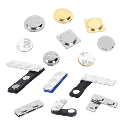 Beli Neodymium Adhesive Custom Badge Magnet untuk aman dan tahan lama Nama Tag Lampiran online manufacture