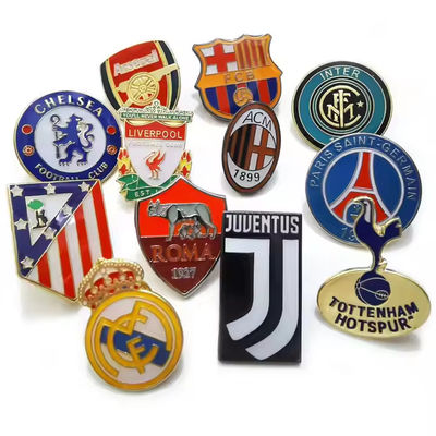 Beli Perhiasan Emas FC Barcelona Logo Disesuaikan Enamel Pin Badge untuk Penggemar Olahraga online manufacture
