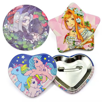 Beli Artigifts Pabrik Jual Langsung Harga Murah Custom Button Badges Pin Printed Logo Blank Tin Button Badge Bagian 37Mm 58Mm online manufacture