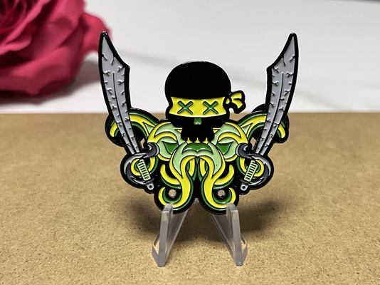 Beli Pin Kerah Logam Kustom dengan Finishing Enamel Keras atau Lunak online manufacture