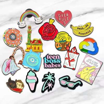 Beli Pins Lapel Khusus - Lencana Logam Enamel Hard untuk Pengakuan Karyawan online manufacture