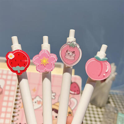 Beli Custom Acrylic Clip Ballpoint Pen Klik Pen Dengan Cartoon Acrylic Clip Pen untuk Anak-anak online manufacture