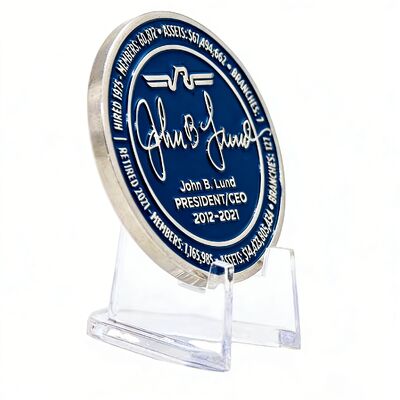 Beli Koin Tantangan Kustom Dua Sisi 2 Inci - 2,5 Inci dengan Pelapisan Perunggu/Emas Antik dan Desain yang Disesuaikan online manufacture