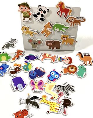 Beli Set magnet kulkas EVA khusus Anak-anak Mainan pendidikan Kartun Stiker magnetik Dekorasi rumah online manufacture