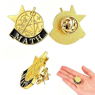 Beli Lapel Pin Custom Metal Soft Hard Enamel Dengan Logo Untuk Pakaian Topi Tas Hadiah Produsen Grosir online manufacture