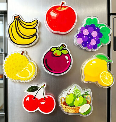 Beli Stiker Kulkas Magnetik Akrilik Kustom Ukuran Bentuk Magnet Kuat Grosir online manufacture