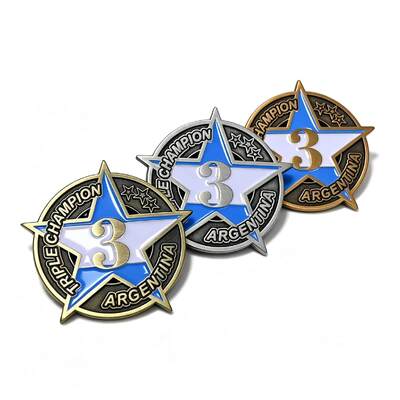 Beli Pin Kerah Berlapis Emas Kustom dengan Enamel Lunak dan Logo Kustom untuk Branding online manufacture