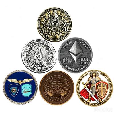 Beli 3D Antique Gold Challenge Coins with Customizable Logo in Zinc Alloy for Souvenirs online manufacture