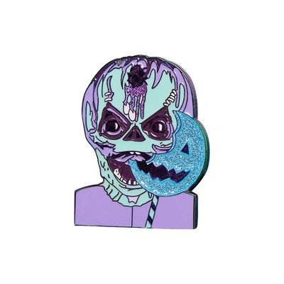Cetakan Offset Biru Pin Lapel Pribadi Pin Logo Perusahaan 3D