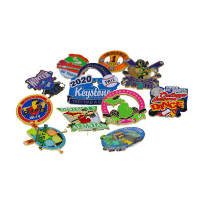 Harga yang bagus Custom 1.5 Inch Soft Enamel Lapel Pins dalam Zinc Alloy Metal Badges on line