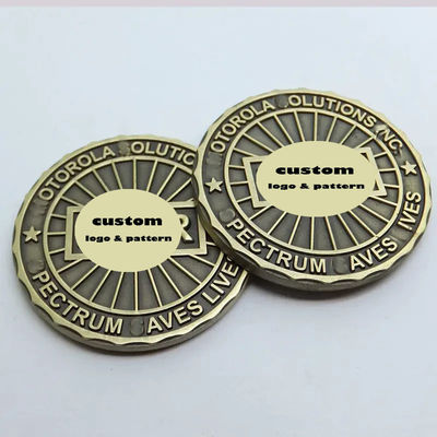 Gratis Dirancang Kualitas Tinggi Koleksi Metal Kerajinan Double Coin Blanks Custom Souvenir Hadiah Challenge Emas Koin