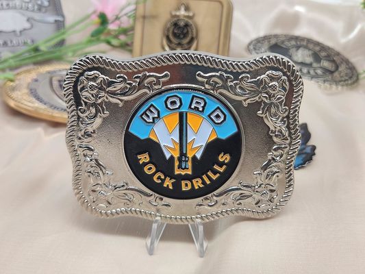 Customisable Personal Belt Buckle Pattern Unik Button Ribbon Tiga Gear Adjustment Tri Glide Slides Buckle untuk Sabuk Jaket