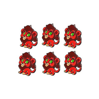 Desain baru lapel pin kustom logam bros lencana kemerdekaan kartun pin