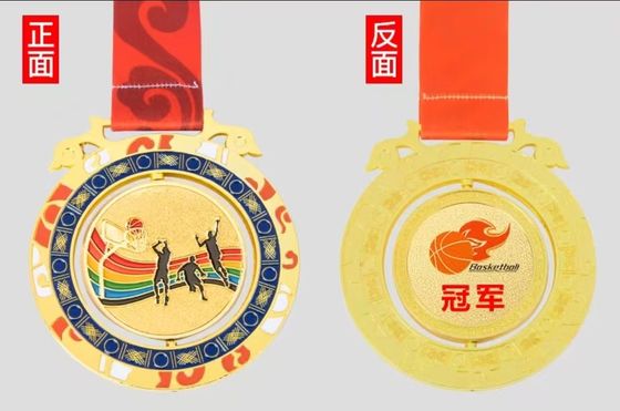 Tidak ada trofi dan medali minimum Cina Produsen Desain Metal Promo Medali Custom Medali Untuk Basketball