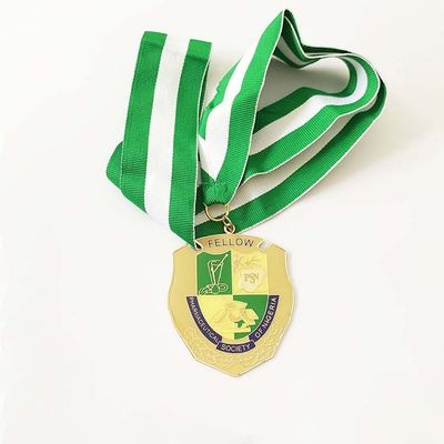 3D Gold Custom Medal Engraving Award Medali Lari Maraton yang dibuat sesuai pesanan