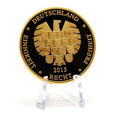 Die Casting Gold Souvenir Coin Silver Plating Eagle Liberty Metal Custom Made Gold Coins