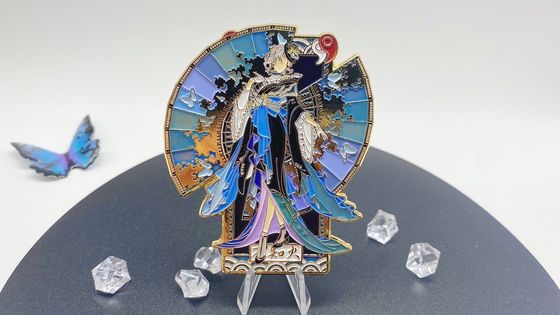 2mm - 3mm Meksiko Metal Custom Lapel Pin Cartoon Pin Virgin Metal Hat Pin Badge Hadiah