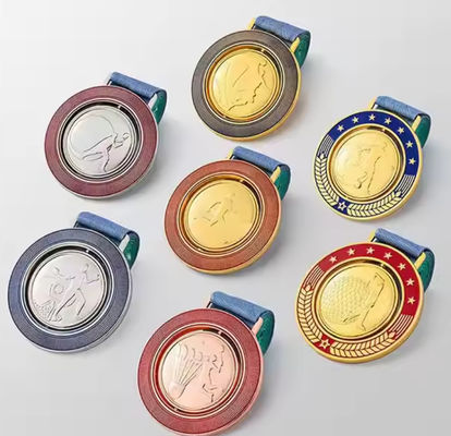 Eropa dan Amerika Utara Desain Fitur Regional Medali Logam Tanpa Trofi Minimal dan Proses Stamping Die