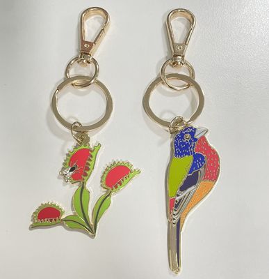 3d Logo Huruf Custom Keychain Hard Soft Key Rings Pribadi