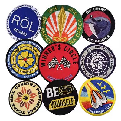 Hot Selling Custom 100% bordir bordir patch jahit besi untuk pakaian