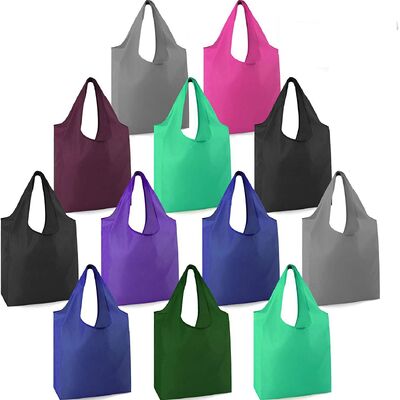 Harga yang bagus Lingkungan Ramah Daur Ulang Tote Bag Shopping Ripstop Polyester Waterproof Reusable Custom Promotional Shopping Bag (Di Stok) on line