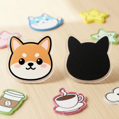 Harga yang bagus Stiker Kulkas Akrilik Kustom Transparansi Tinggi dengan Desain Magnet Kuat dan Ukuran serta Bentuk yang Dapat Disesuaikan on line