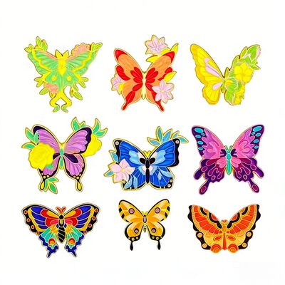 Harga yang bagus Pin Enamel Logam Dicelup Hewan Singa Harimau Binatang Hype Kasar Kualitas Tinggi on line