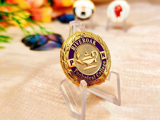 Harga yang bagus Koin Kustom Dua Sisi dengan Cetak Letterpress dan Finishing Perunggu Antik untuk Klub Motor dan Kolektor on line