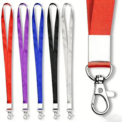 Harga yang bagus Lanyard poliester ramah lingkungan yang dapat disesuaikan dengan lebar 1,5 cm sangat cocok untuk menggantung ponsel. on line