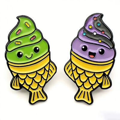 Harga yang bagus Pins Lapel Khusus - Lencana Logam Enamel Hard untuk Pengakuan Karyawan on line