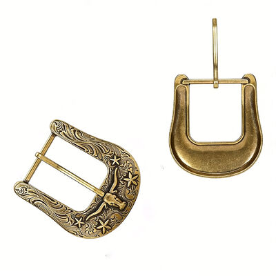 Gesper Sabuk Kustom dengan Paduan Seng Perak Antik dan Detail Email Lunak Berwarna-warni untuk Gaya Barat yang Dipersonalisasi