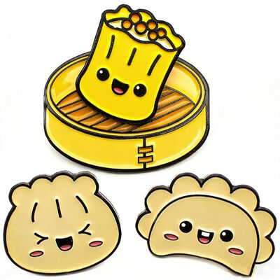 Pin kerah kustom 35mm, tebal 1.5mm, dengan waktu sampel 5-7 hari kerja.