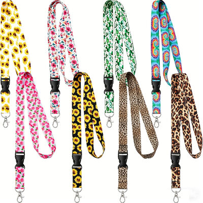 Harga yang bagus Desain Customized Polyester Lanyards Personalisasi dengan Silkscreen Printing untuk Ribbon Medali on line