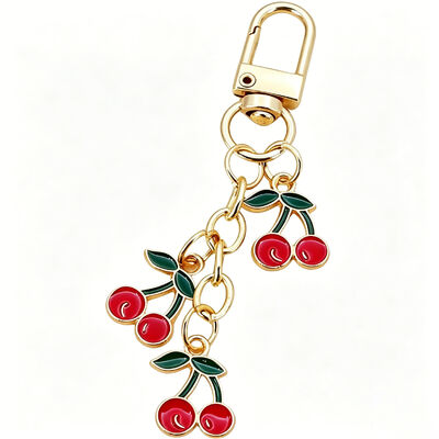 Keychain 3D paduan logam khusus memiliki enamel lembut atau keras dan cetak UV untuk desain fashion grosir.