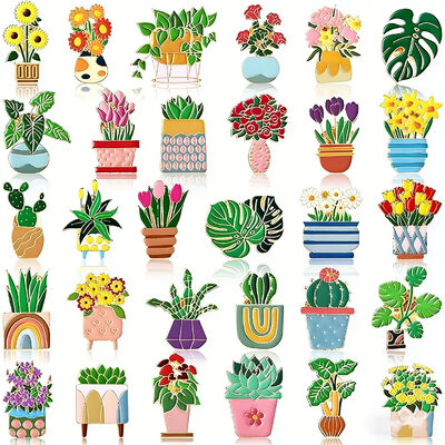 Multi Theme Enamel Pins Alloy Cartoon Brooch Badge Lapel Set For Backpack Hat Jacket Xmas Gifts Wholesale Custom