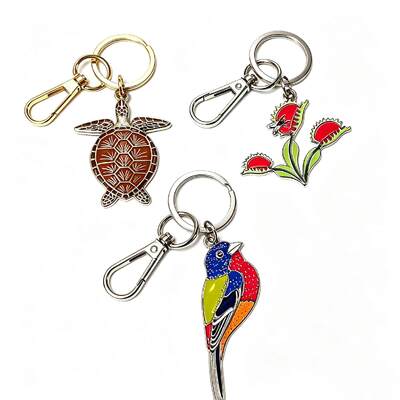 Harga yang bagus Gantungan Kunci Kustom dengan Desain 2D/3D dan Pilihan Enamel Keras/Lunak untuk Gantungan Kunci Logo Personalisasi on line