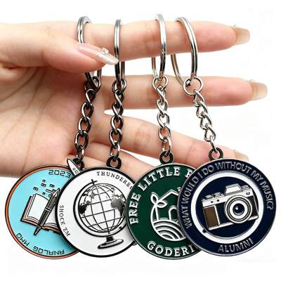 Harga yang bagus Custom Heart Shape Keychain dengan Soft Enamel Finish dan Zinc Alloy Construction untuk Promotional Gifts on line