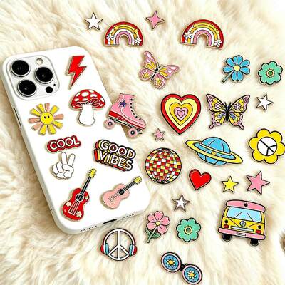 Harga yang bagus Stiker Logam Enamel Lembut Terukir Kustom dengan Paduan Seng untuk Acara Telepon on line
