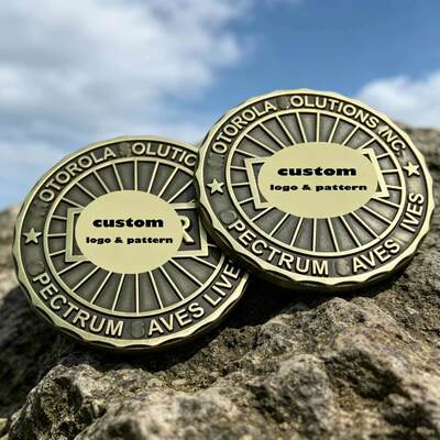 Harga yang bagus Challenge Coin Custom 3D Zinc Alloy Metal Fashion Design Produsen Hewan Grosir on line