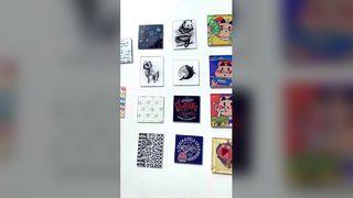 Magnet Kulkas Akrilik Kustom Yang Dipersonalisasi Desain Magnet Kulkas Hewan Lucu untuk Kulkas D