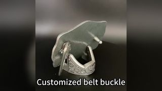 Gesper Sabuk Paduan Seng Kustom dengan Finishing Ramah Lingkungan dan Logo yang Dipersonalisasi untuk Pria dan Wanita